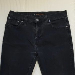 Nudie Jeans Washed Black Skinny Lin (Size 30X29)
